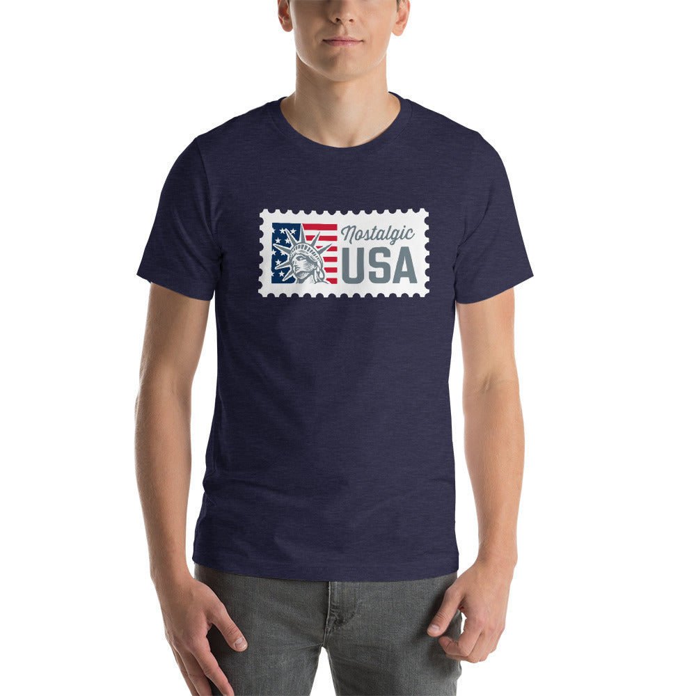 Nostalgic USA Stamp T-Shirt